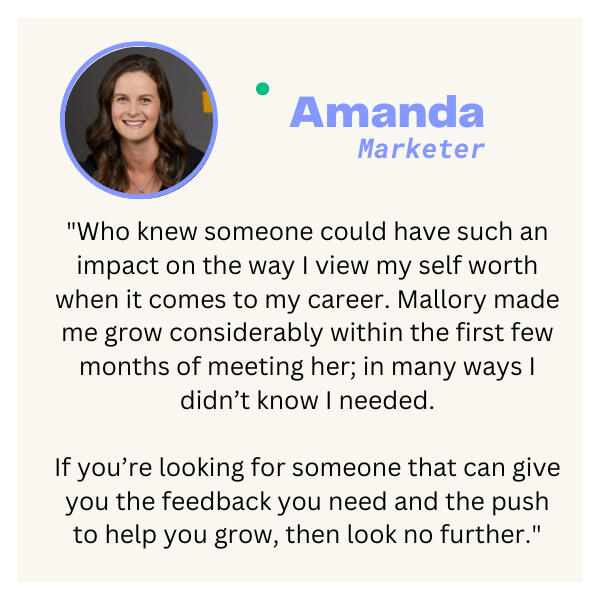 Testimonal from Amanda